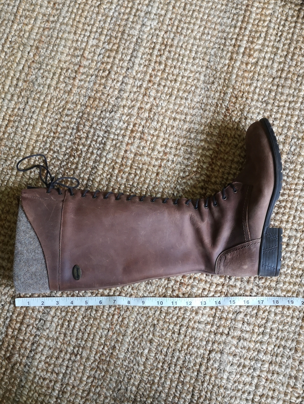 Made in Portugal tall brown leather boots - Picture 12 of 16